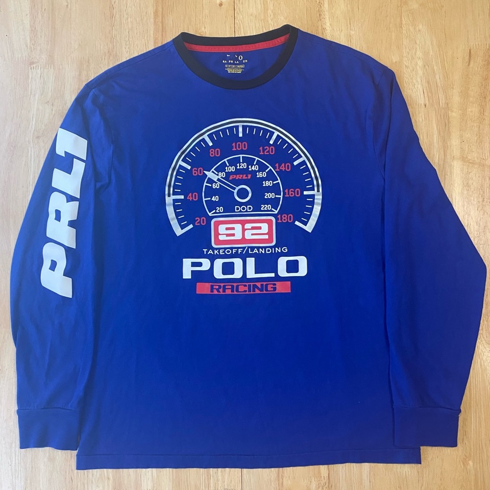 Polo Ralph Lauren 1 Speedometer Racing LS Tee